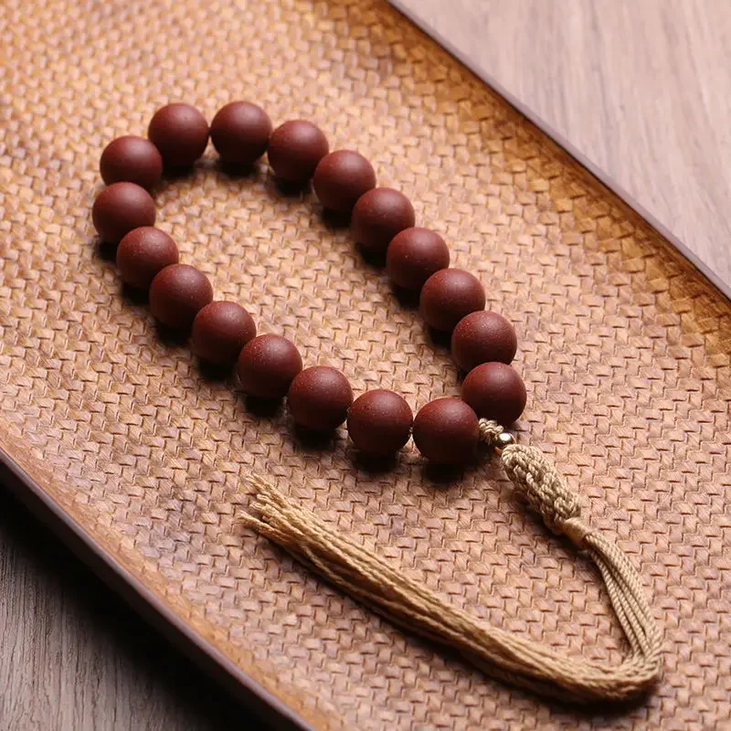 UMQ Handmade Lucky Bracelets with Natural Wood and Aromatherapy Beads, Unisex 18 Buddhist Sub-Beads Bracelet for Men and Women