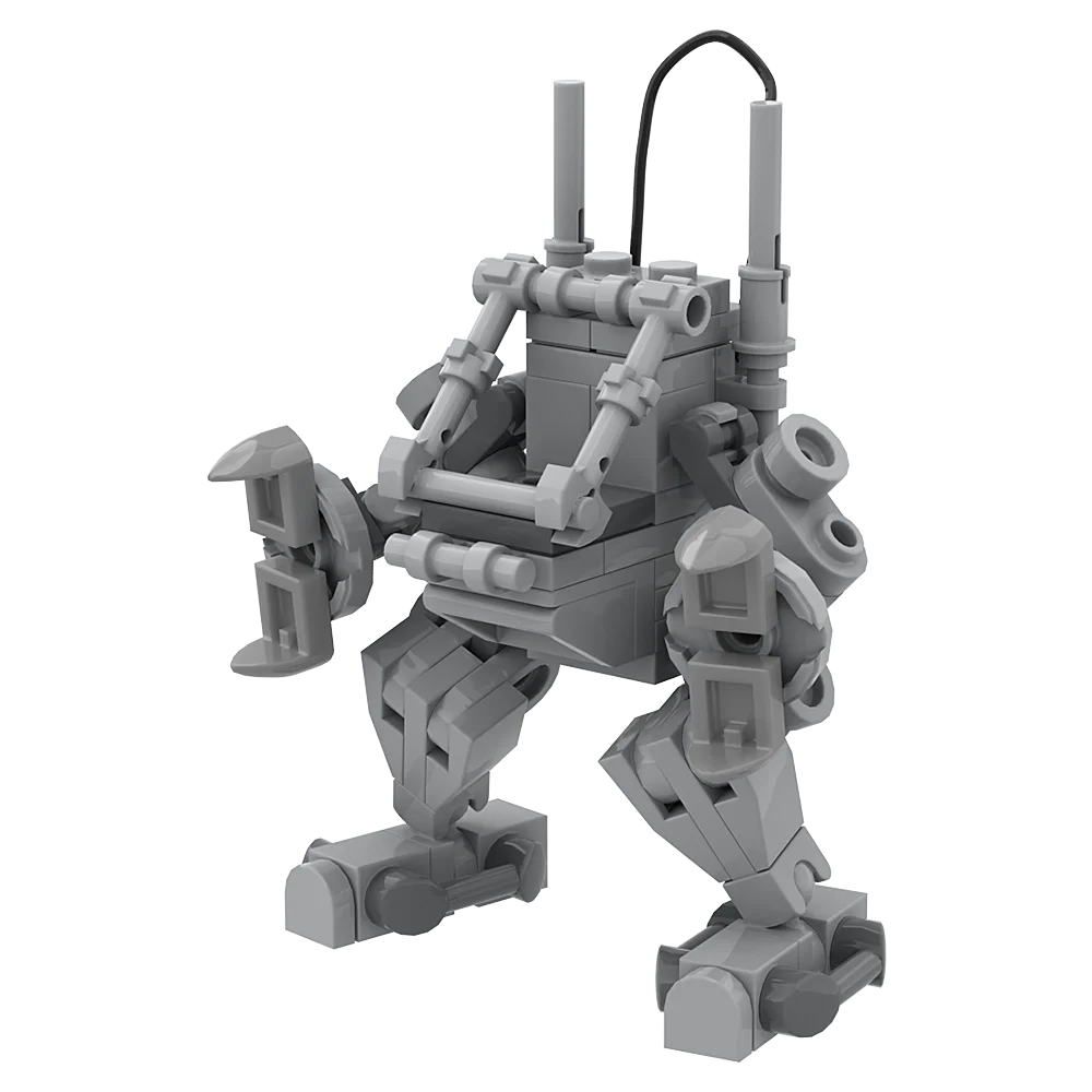 Gobricks MOC Mecha Mini Exo-Suit Model Building Blocks, Classic Iron Soldiers Characters, diy Bricks Toy para niños, regalo de cumpleaños