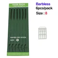 Barbless Size 8