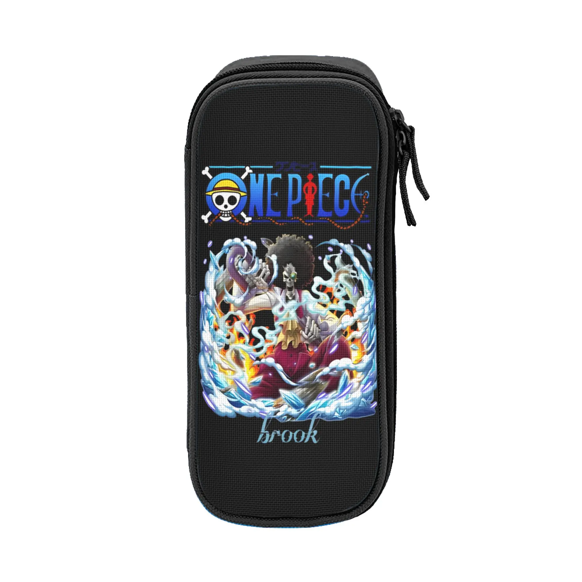 

o-one-piece-e onepiece luffys Pencil Case Classic Pen Holder Pencil Bags Student Students School Zipper Pencil Pouch