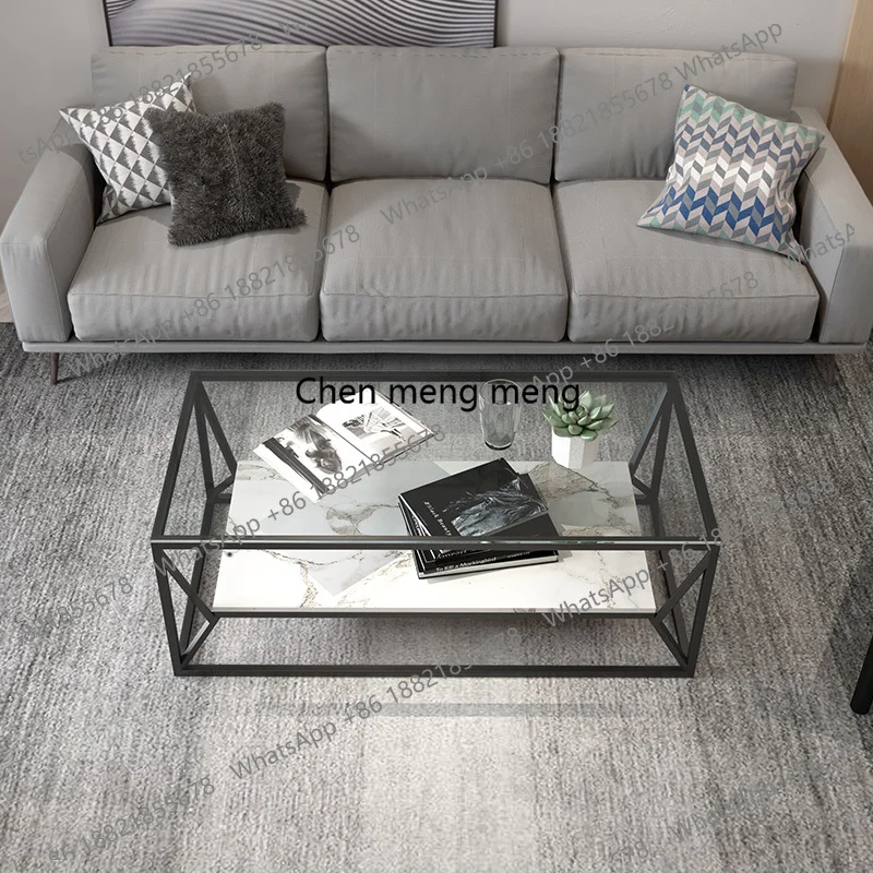 

Nordic Living Room Cafe Tables Modern Simplicity Multifunctional Iron Art Coffee Table Creativity Cafe Furniture Salontafel