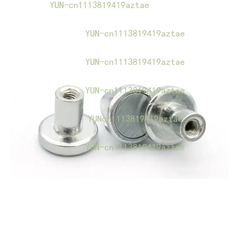 100Pcs 1312‑M3/M4 Magnetic Column Screw Fixed Magnet Fastener For Household Plate Mounting Accessory