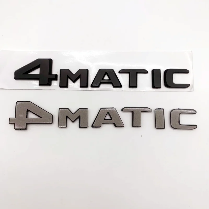 ABS 4 MATIC Suitable Car Side Emblem Rear Trunk Badge Split Letter for W212 W204 W205 W203 W212 CLK GLA GLK SLK E350
