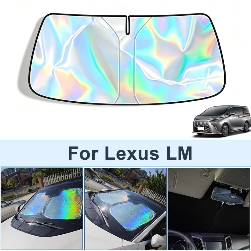 

Foldable Front Windshield Sun Shade For Lexus LM UV Reflective Sun Protection Cover Car Interior Accessories