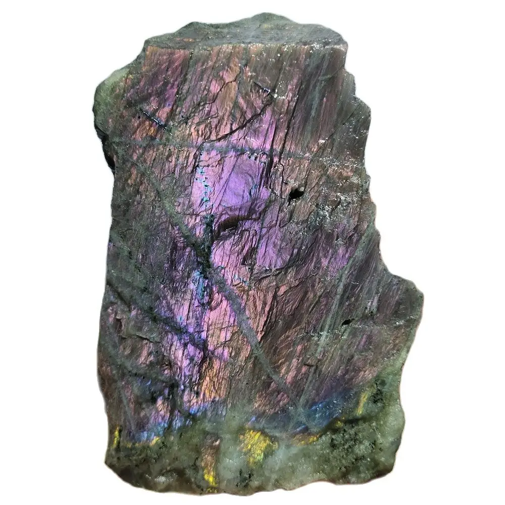 Natural Raw Ore  Gem Labradorite Colorful Stone Specimen Crystal Original Grinding Meditation Chakra Reiki Heal Home Decoration