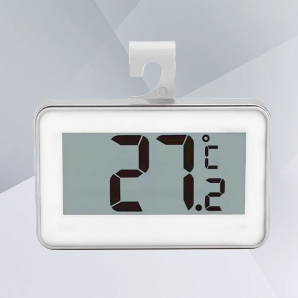 

Electronic Thermometer High Precision Lcd Waterproof Digital Refrigerator Temperature Monitor For Fridge Clear Screen Hook