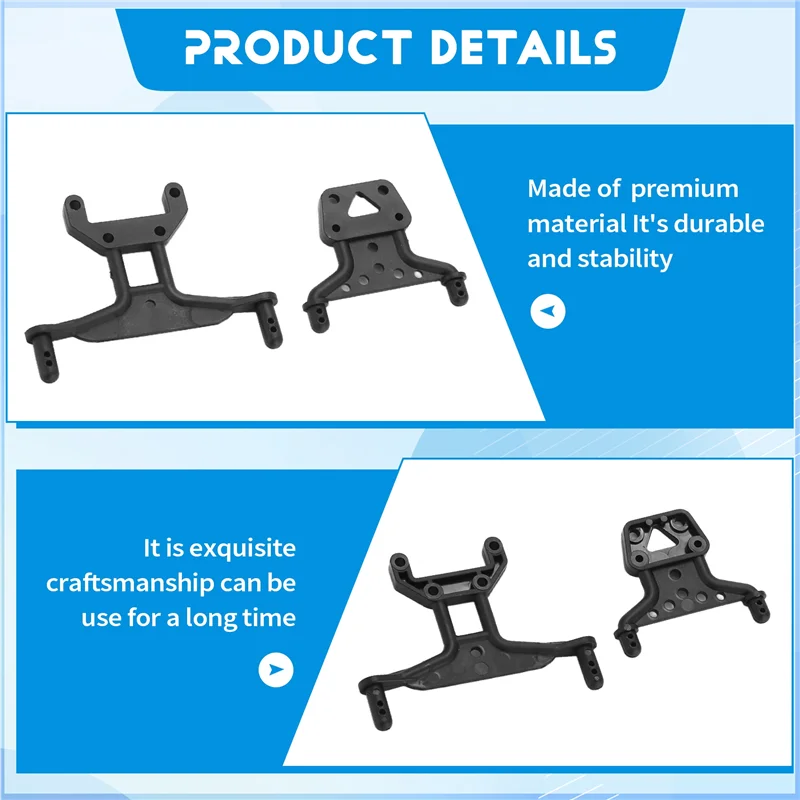 

A49K-Front And Rear Body Post Mounts Shell Column 144002-1994 For Wltoys 144002 1/14 RC Car Spare Parts Accessories