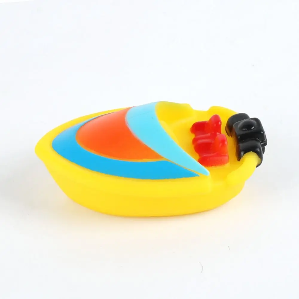 Children Boat Plane Baby Bath Float Squeeze Water Spray Swimming Water PVC Vehicle Bathing Gift