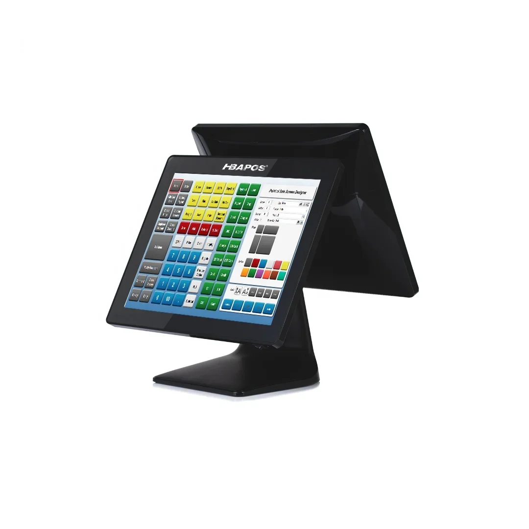 Dual Screen 15 Inch Model ML-200  Touch Screen for  Supermarket POS System All in One Pos System