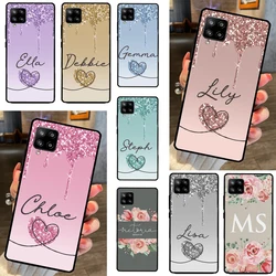 Personalised shinee hearts name For Samsung Galaxy A53 A33 A23 A13 A14 A34 A54 A51 A71 A52S A12 A22 A32 A42 A52 Phone Case