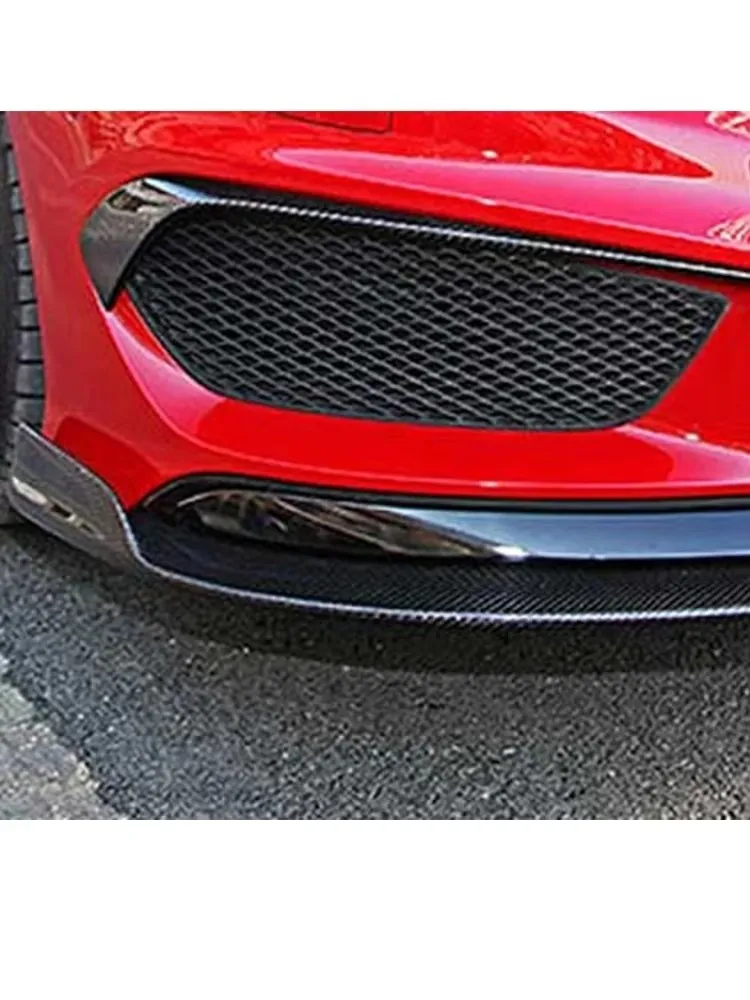 

For Mercedes Benz CLA Class Carbon Fiber wrap angle Car Front Bumper Splitter Corner Trim Cover Front Chin Car Accessories