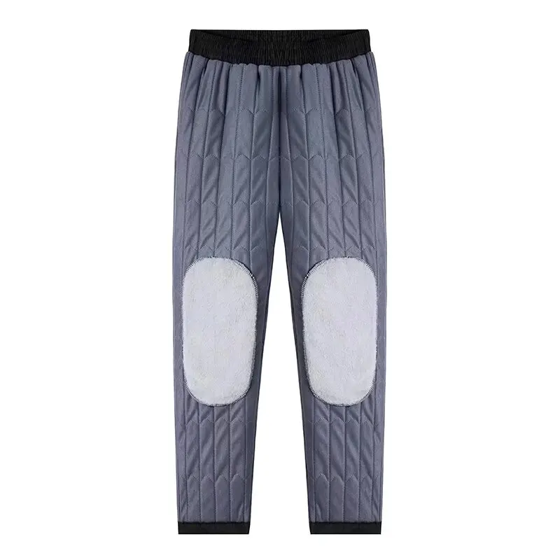 Trendy Ins Inverno Peluche Addensato Moda Casual Versatile Pantaloni da Uomo Allentati Grandi Antivento Impermeabile Caldo All'aperto Nuovo Stile