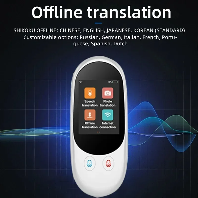 Fashion Smart Instant Voice Translator F1A Translation Support 119 Real Time Multi-Languages Portable Translate Machine Device