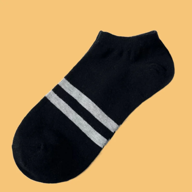 Calcetines náuticos de caña baja para hombre, medias deportivas a rayas para las cuatro estaciones, primavera y verano, 10/20 pares