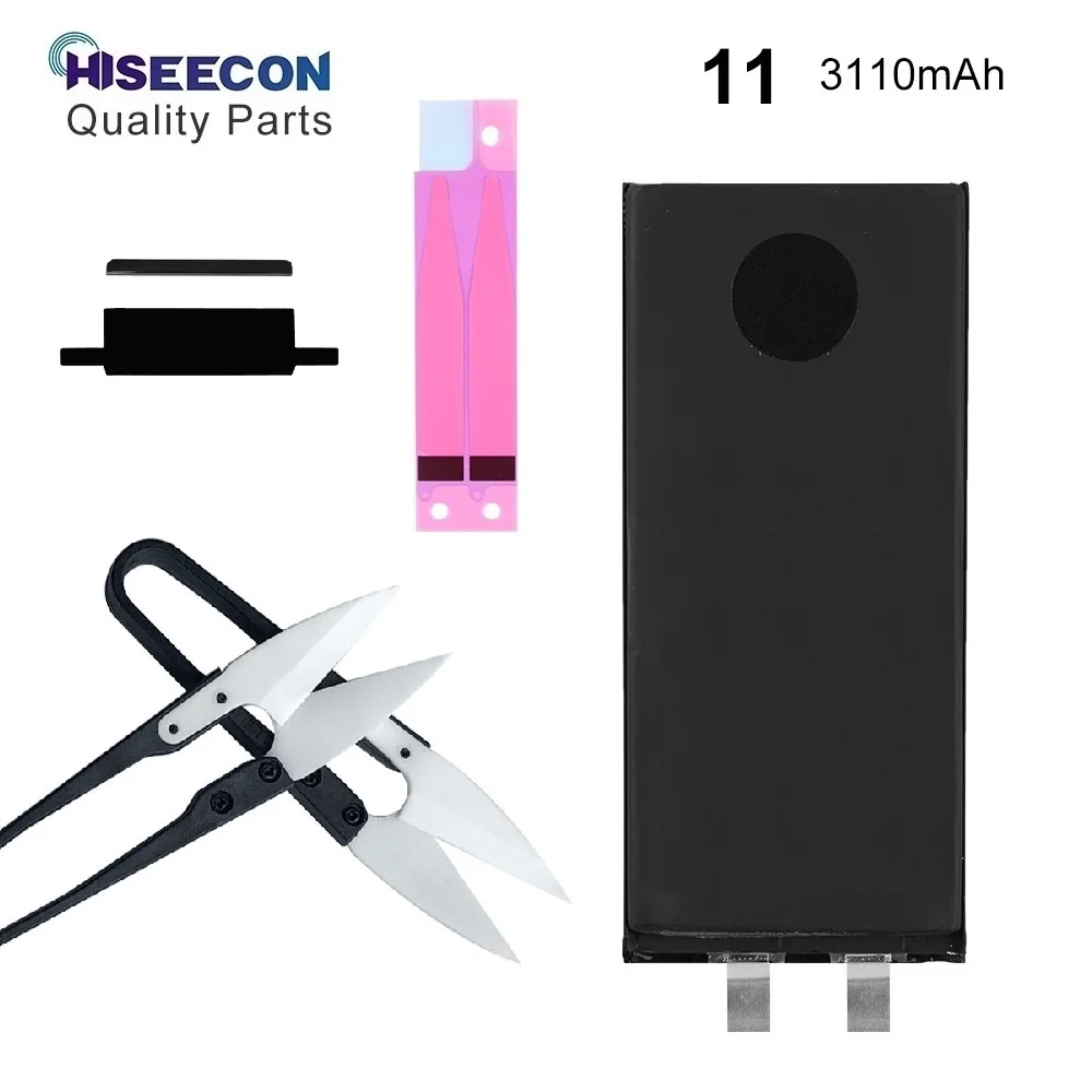 2PCS/5PCS  HISEECON OEM Original Battery Cell No Flex For iPhone 13 Pro 12 11 XR XS MAX Mini JC Tag On Tools Parts Solder Wire