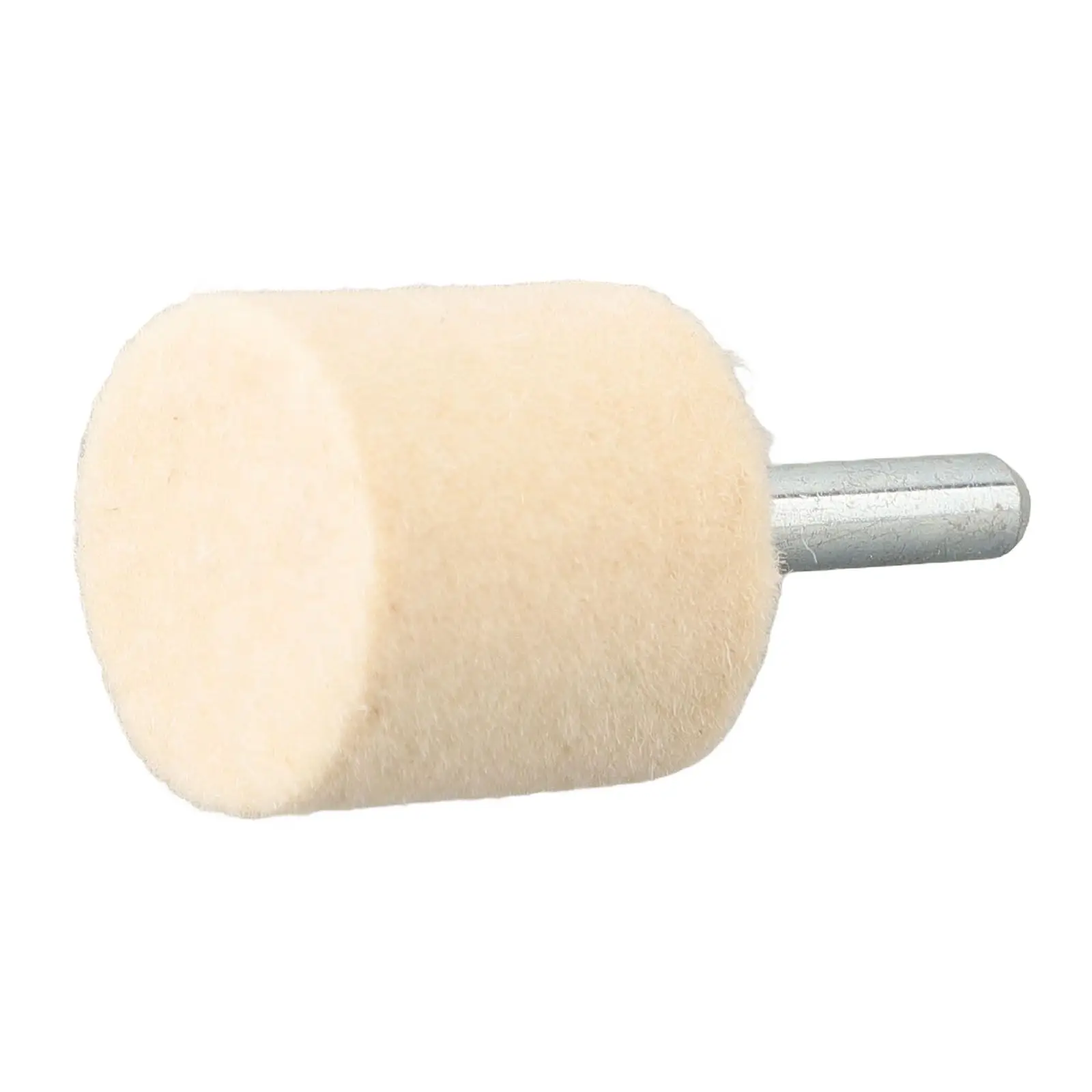 Wool Felt Polishing Bob with 6mm Shank for Rotary Tools Buffing Grinding Head for Surface Smoothing and Brightening Tasks