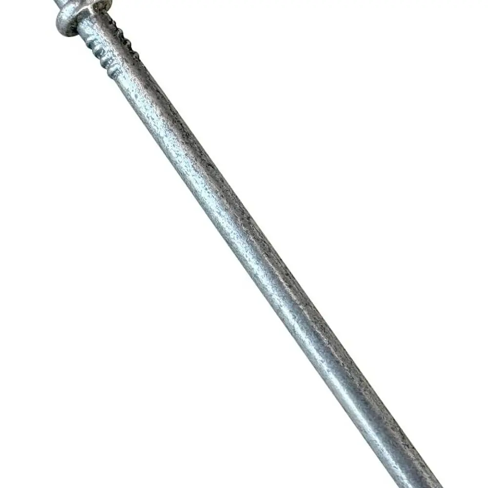 

8-Gauge 3.5 Sandbaggy Duplex Nails for Temporary Construction, Concrete Forms, and Scaffolding - Smooth Shank, Flat Head, Remova