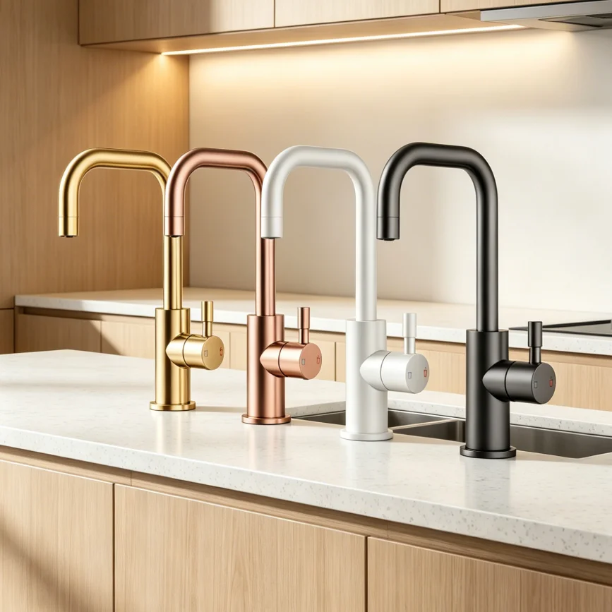 

2 in 1 D Shape SS Small Faucet Provide Boiling Water and Filtered Water Faucet for Water Dispenser