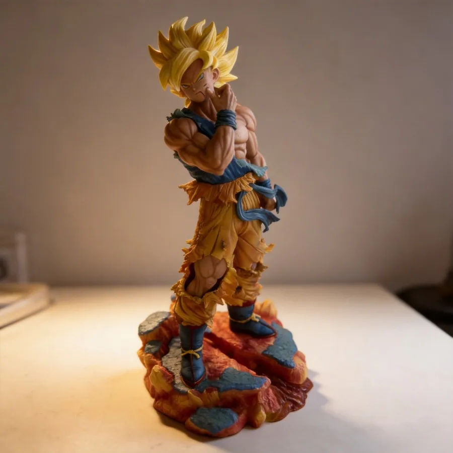 

Фигурка Сон Гоку Супер Сайян из аниме Dragon Ball Z, 38 см, коллекционная модель из ПВХ