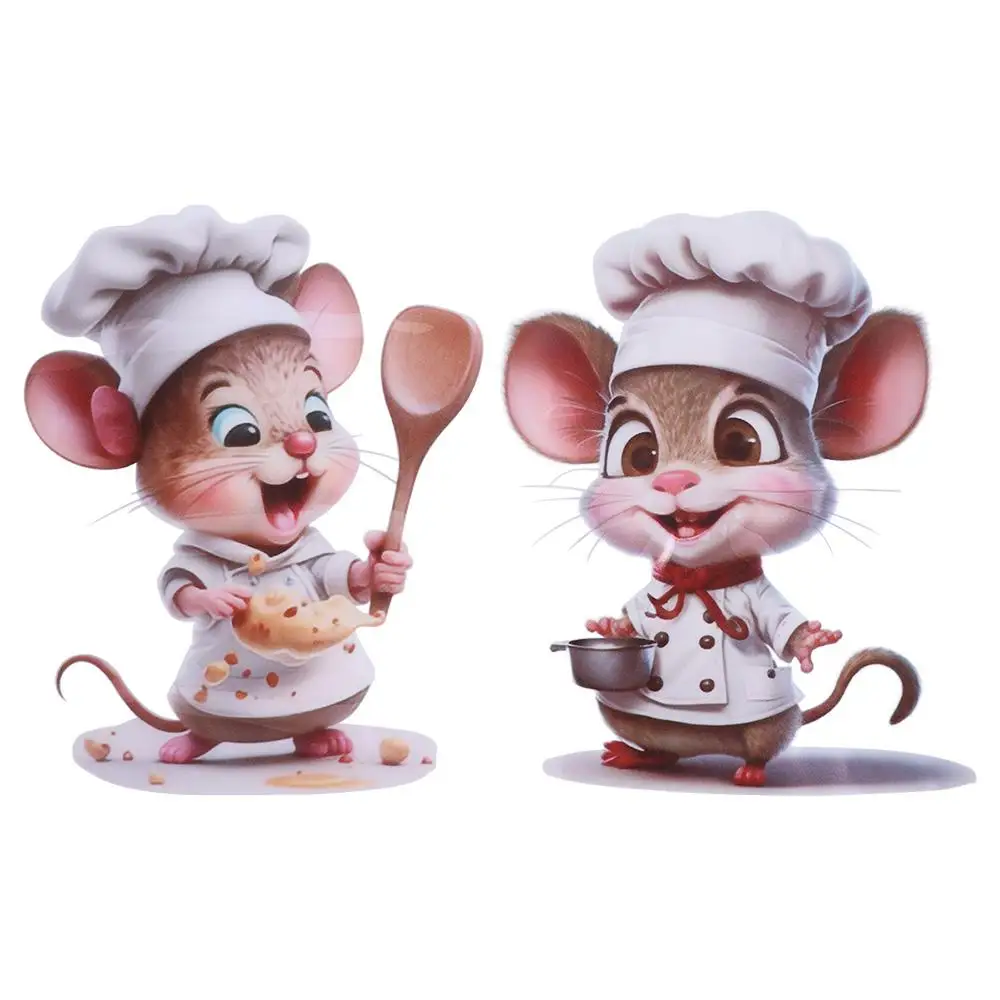 

Home Decorative Cartoon Mouse Wall Stickers Self-adhesive Creative Wallpaper Cute PVC Decoration Mural Window
