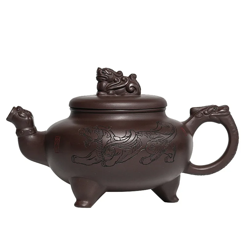 

Purple mud tea set