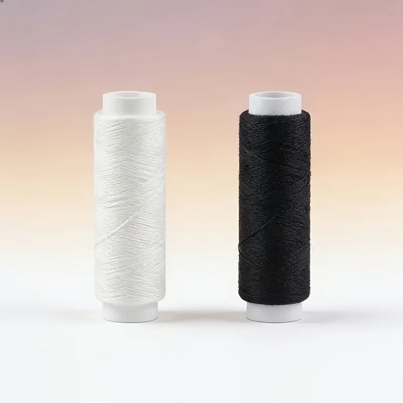Two Spools of Durable Sewing Thread - Strong Polyester Thread, Suitable for Sewing Machines, Industrial and Household Use
