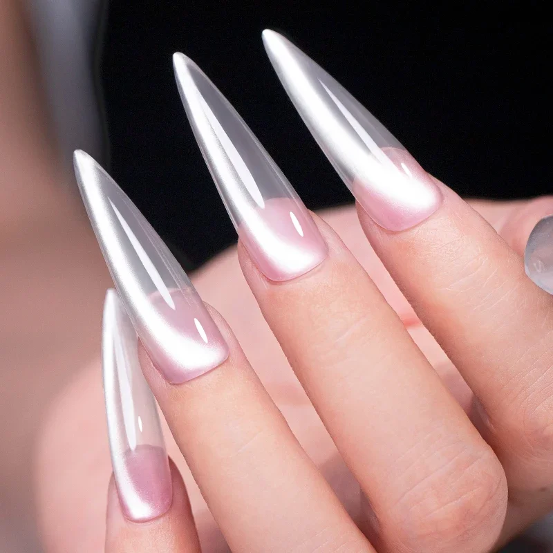 BOZLIN Moonlight Cat Magnetic เจลเล็บกาว 7.5 ML Soak off Base Gel Top Coat UV Extension เล็บเจลเล็บปลอมเคล็ดลับ