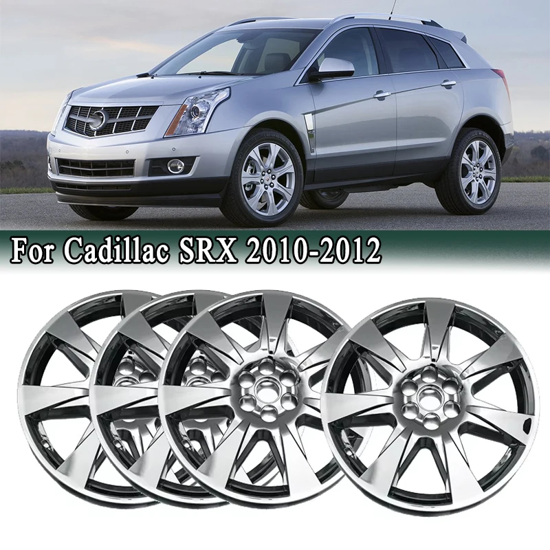 4PCS 20inch Hub Caps For Cadillac SRX 2010-2012 Wheel Cover Hub Caps Rim Cover Vehicle Car Exterior Tyre Tire Trim Accessories