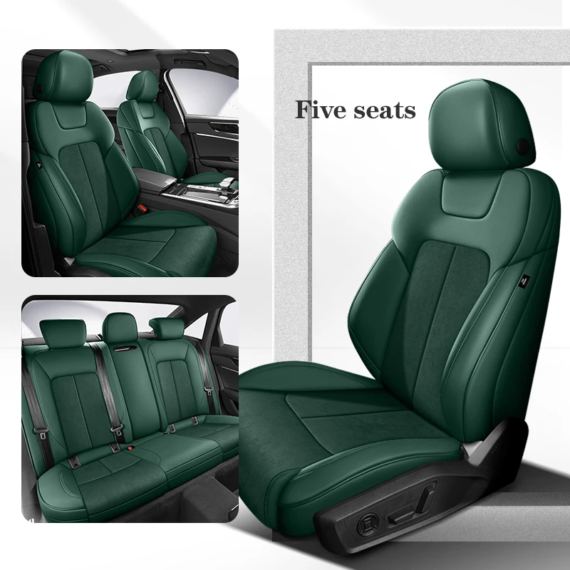 

Custom Leather+Suede All Inclusive Car Seat Cover 100% For VW Touran 2015 Auto Accsesories Interior Protector 자동차용품