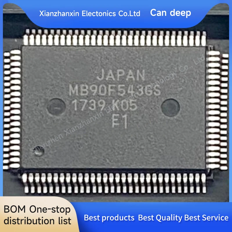 

1PCS/LOT MB90F543GSPFR-GE1 MB90F543GS QFP100 Microcontroller chips in stock