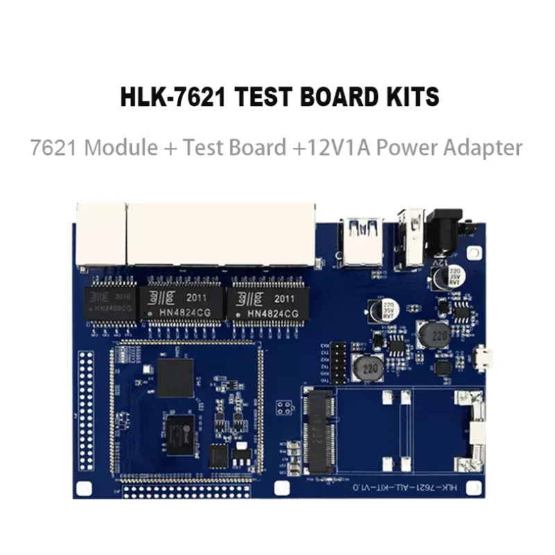 MT7621 Gigabit Ethernet Router Test Kit Development Board HLK-7621 Module Manufacturer Support Openwrt Dual Core