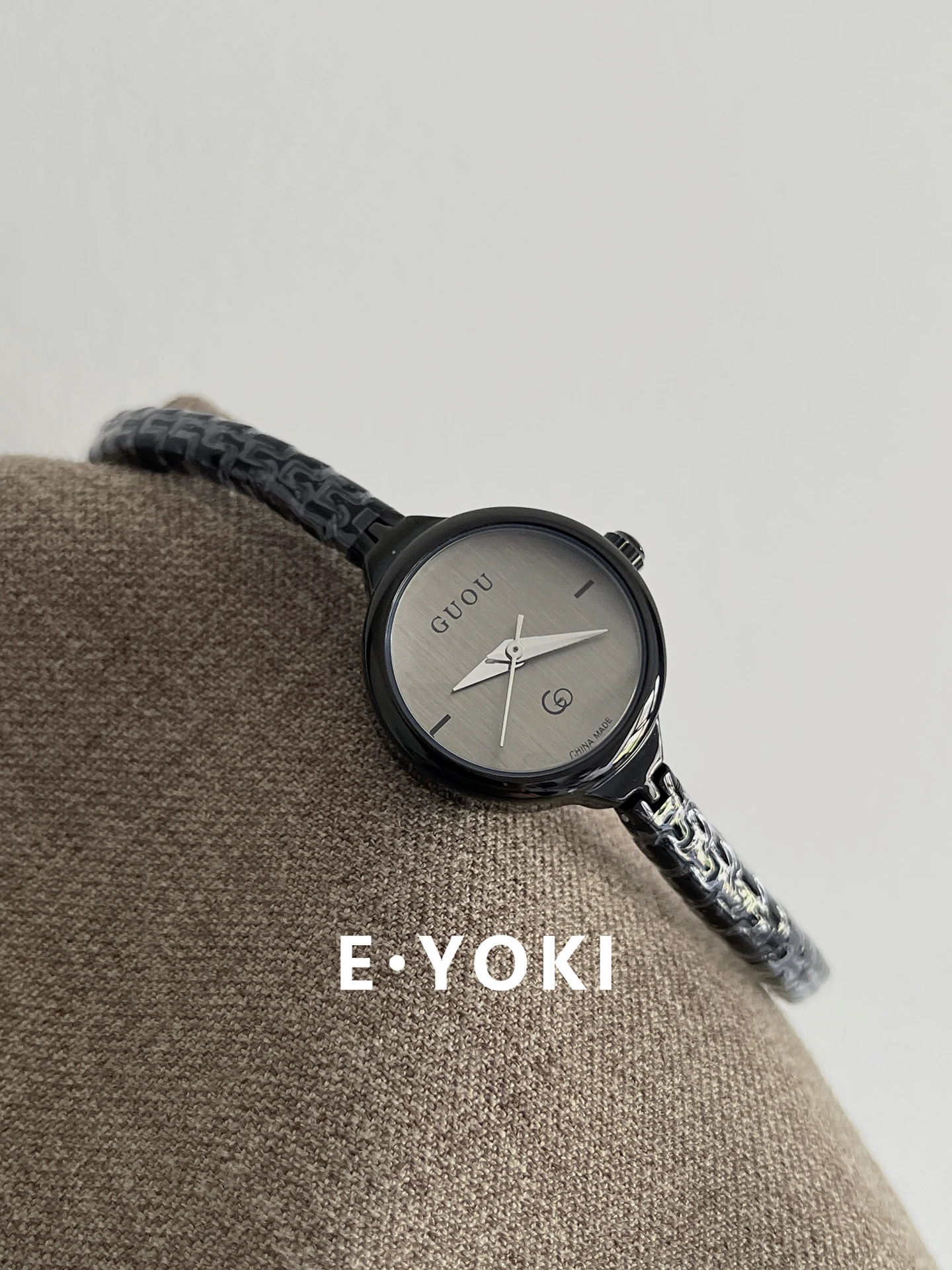 High quality luxury watch black grey round bracelet small exquisite women's watch female fashion quartz watch new women's