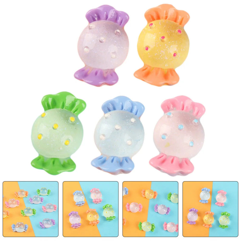 

20Pcs Realistic Candy Resin Embellishments Simulated Candies for Photography Props Fake Candies Bulk Small Fake Candies,