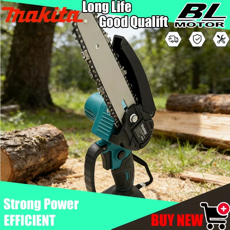 マキタ電動工具-6-インチチェーンソー-コードレスチェーンソー-ポータブル木の枝切断カッター-木工庭用-18v-バッテリー用