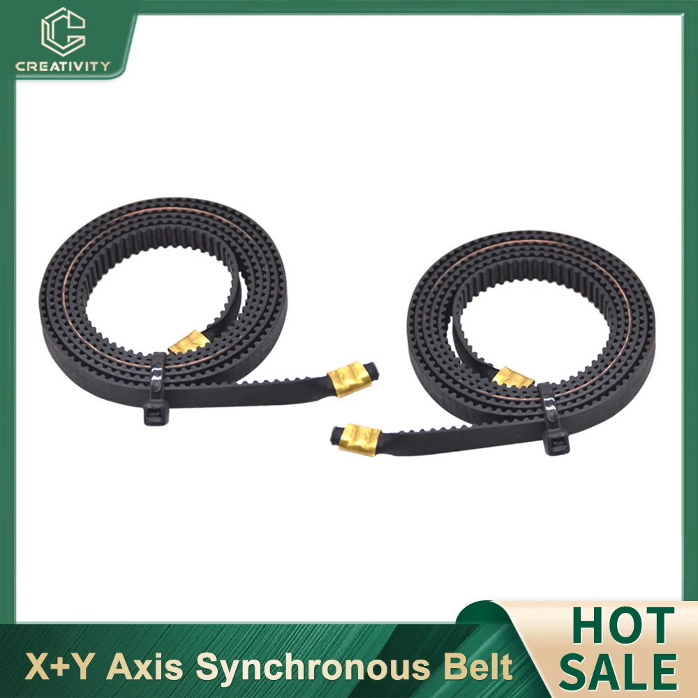 

X+Y Axis Synchronous Belt GT2 Width 6mm Terminal 2GT Rubber Belt Open Timing Belt for Ender-3 Ender 3 Pro Ender 3 V2 3D Printer