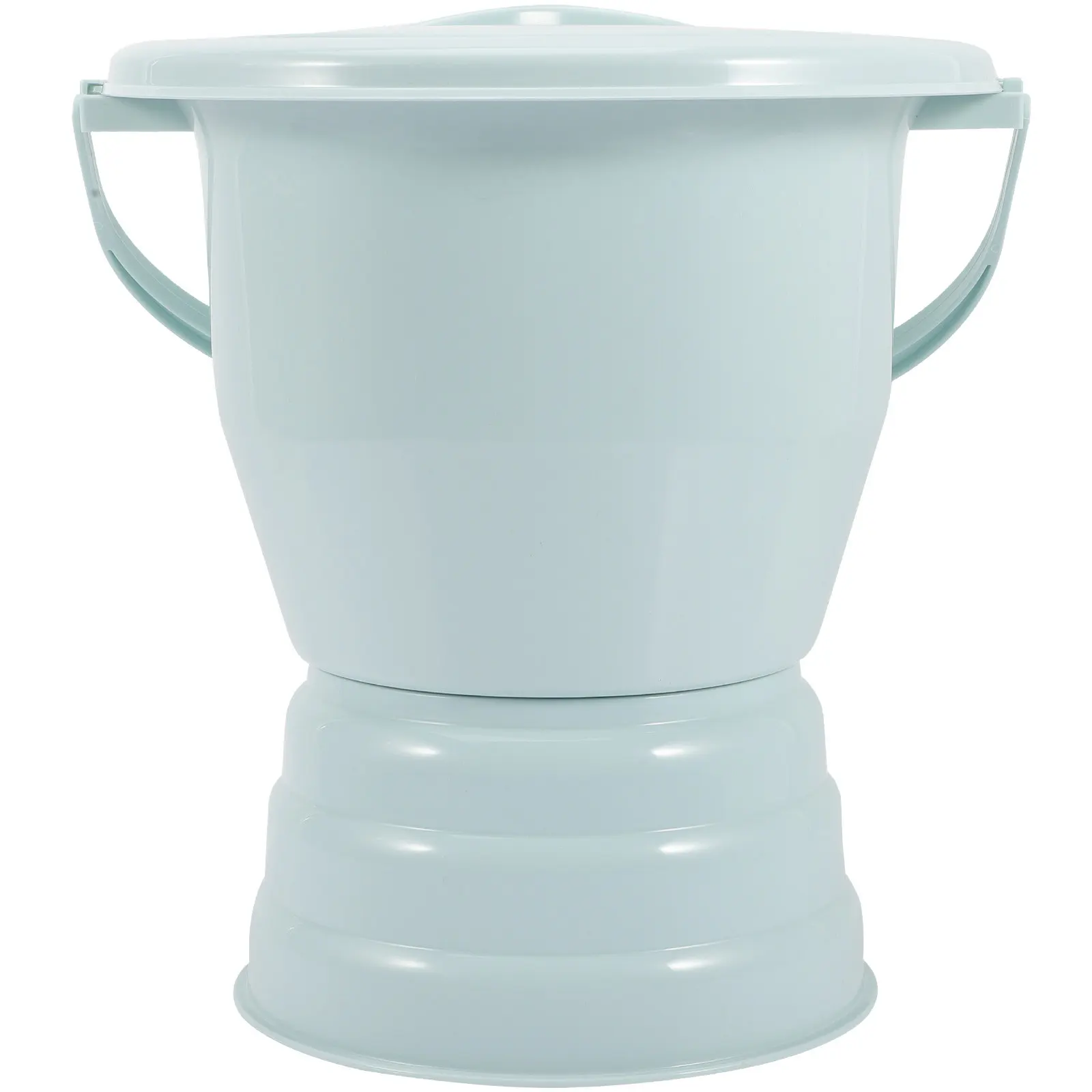 

Thicken Chamber Pot High Grade Plastic Covered Urinal Pot Portable Non Slip Household Elderly Multi Function Spittoon