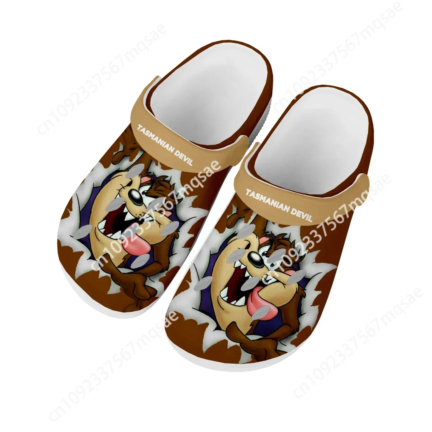 

D-Devil Home Clogs Men Women Youth Boy Girl T-Tazmanian Customize Water Shoes Anime Cartoon Garden Beach Hole Slippers Sandals