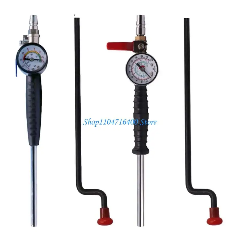 

y1gd Motorcycle Car Tire Inflation System Digital Pressure Gauge Metal for Repair