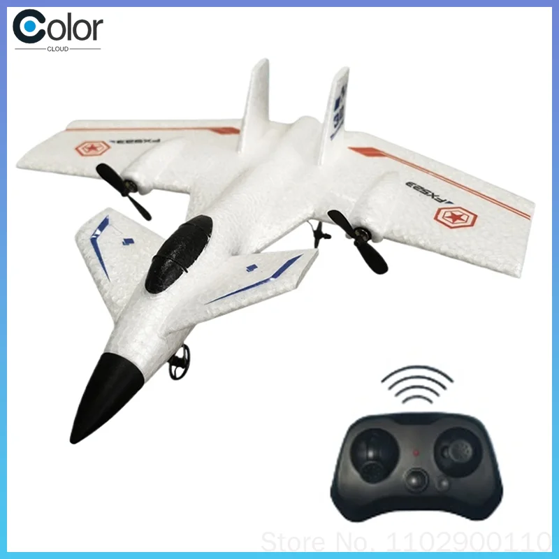 

Fx523 Remote Control Airplane 2 4 G Two Channel Fixed Wing Epp Foam Futurized Fighter Self Stabilizing Flight System For Outdoor
