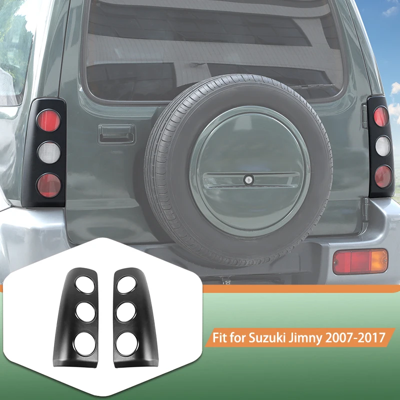 

Автомобильный ABS задний фонарь, декоративная крышка, наклейки для Suzuki Jimny 2007-2017, внешние аксессуары автомобиля, черный B