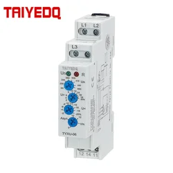 TYXU-06 3 Phase Failure Phase Sequence Voltage Monitoring Relay Voltage Sensing Protection Relay 460V