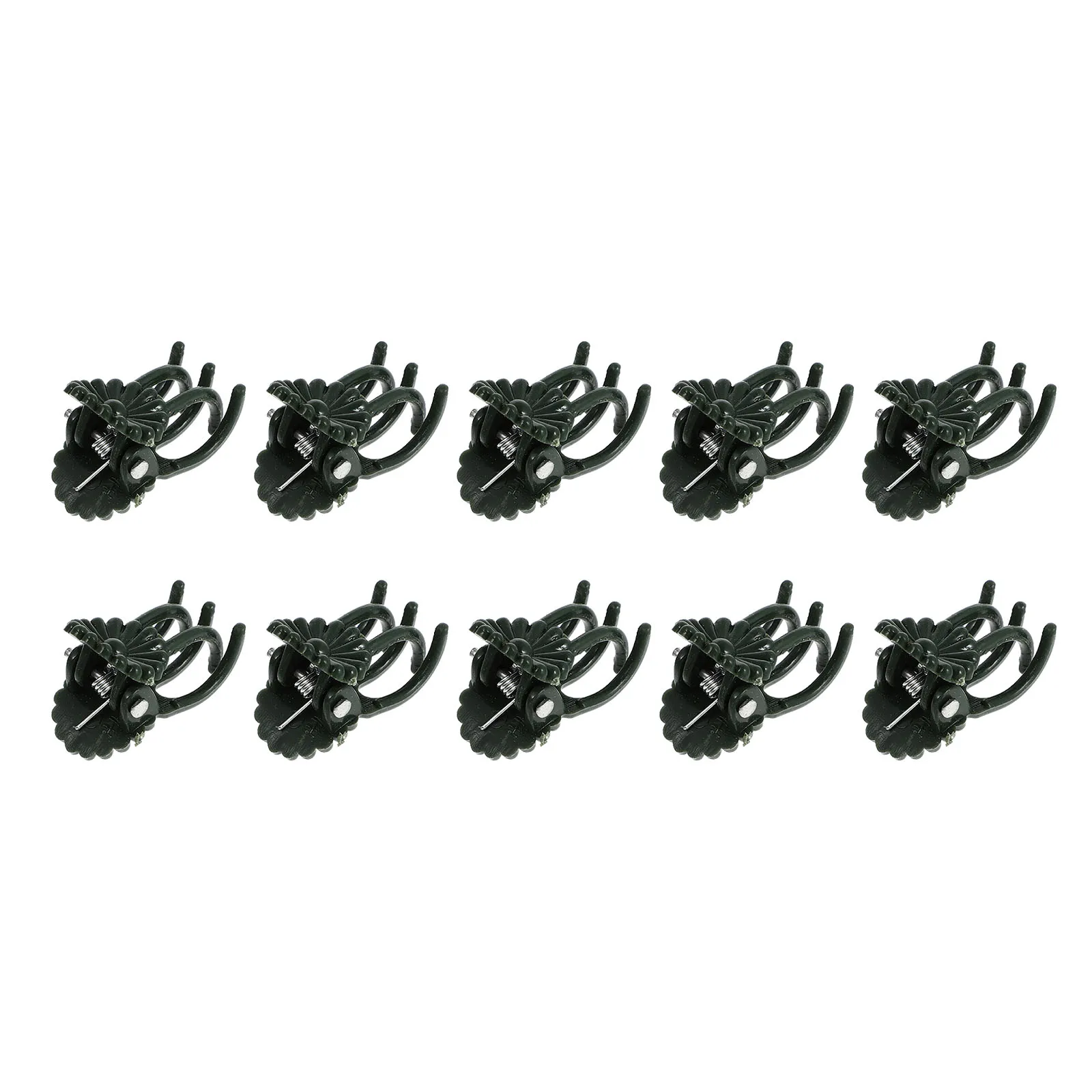 

10 Pcs Plant Support Clips Plastic Lattice Gardening Tools chid Stem Vine Garden Supplies Straightening Windy Rainy Days Easy