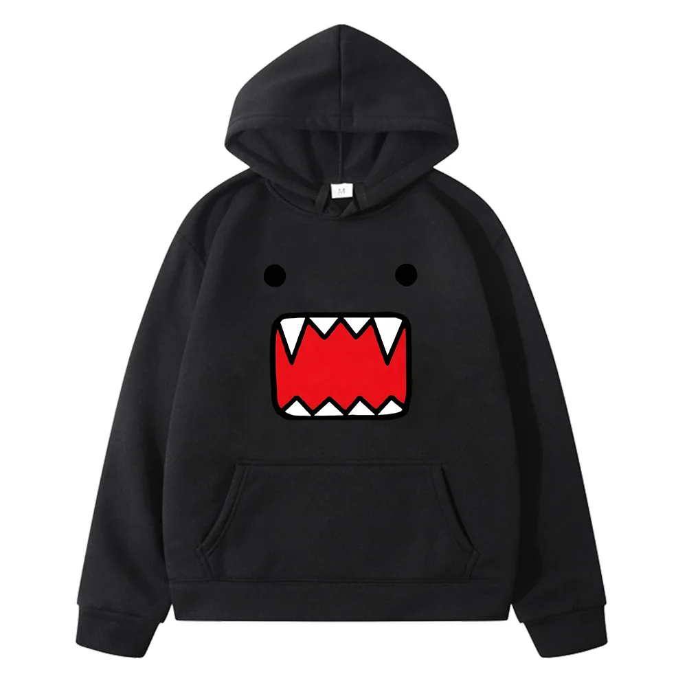 Domo Kun Cute Graphic Hoodie Sudadera Casual Comfortable Children Kawaii Sweatshirts Boys and Girls Clothing Autumn Warm Hoody