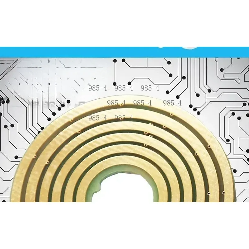 6mm PCB Disc Slip Ring Ultra-thin 360 Degree Precision Rotation Non-winding Conductive Ring