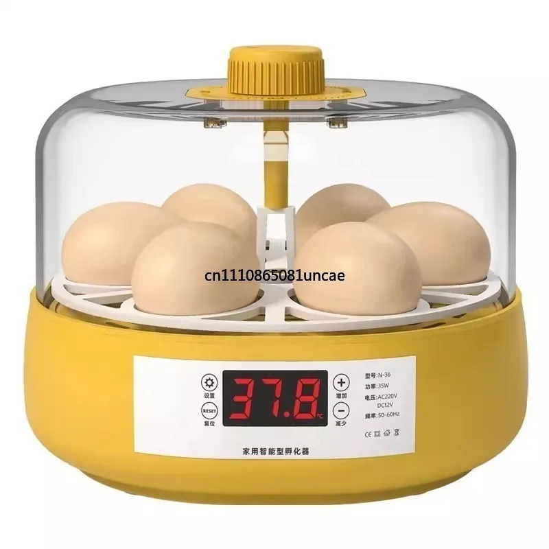 Small Household Automatic Intelligent Water Bed Egg Incubator for Rutin Chicken Parrot Bird Eggs Hatching Tool