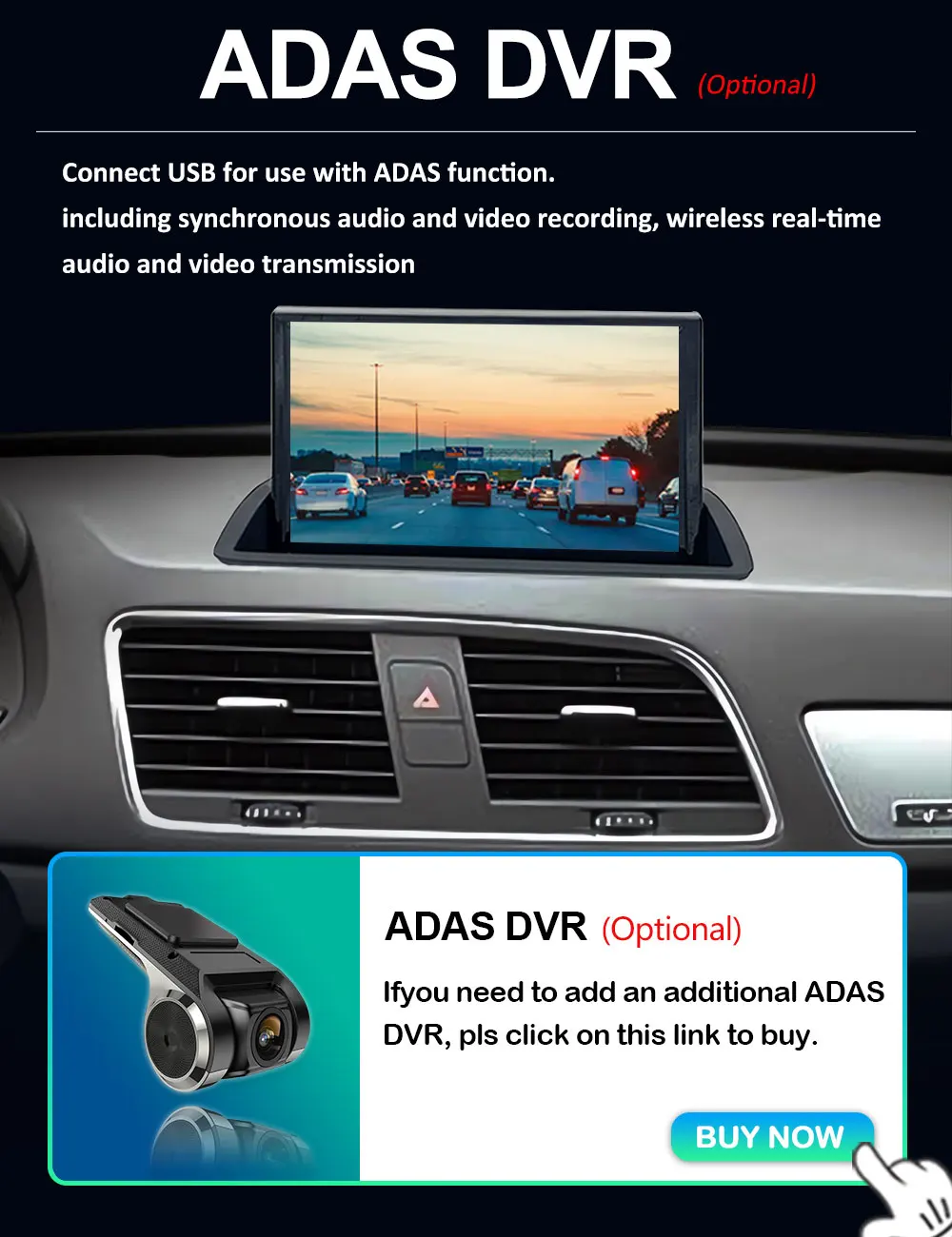 Für Audi Q3 2011 - 2018 Android 15 System BT GPS 4G WiFi 8 Zoll Auto Multimedia Video Radio Player Touchscreen Audio DSP Stereo – Detail 15