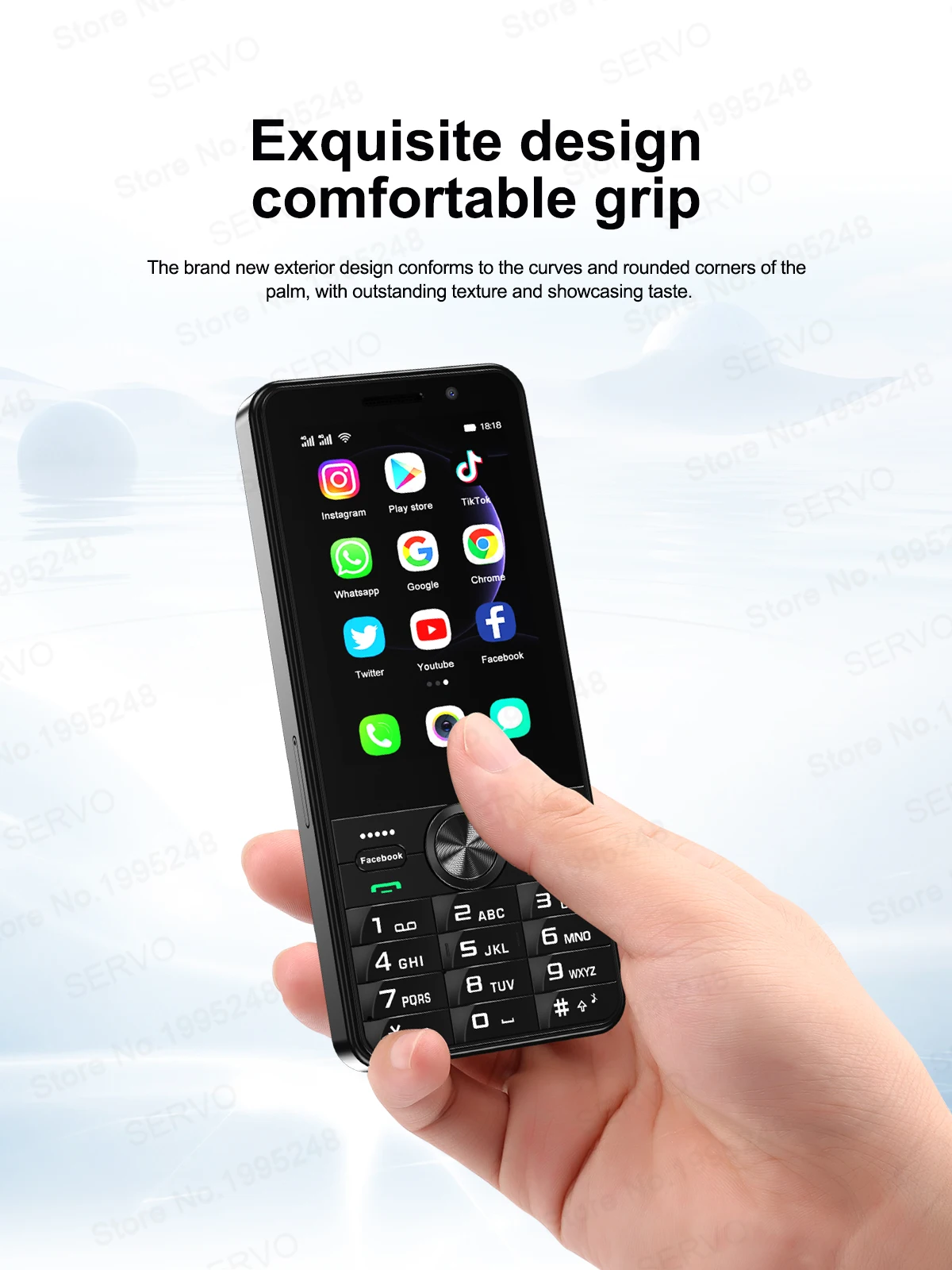 SERVO F24 PRO 4G Android Smart Phone 3.5" HD Screen MTK6737 2GB+16GB WIFI GPS Dual Camera Play Store Mobile Phone 2500mAh TYPE-C