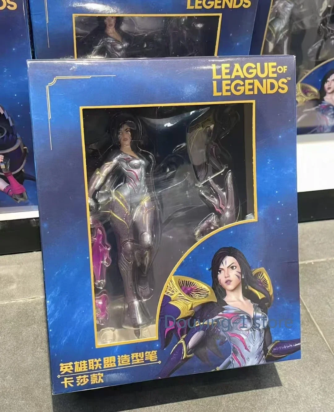 

Spot Hero Alliance LOLCMGE joint limited edition - Kai'Sa 3D modeling pen figurine ornament game peripheral