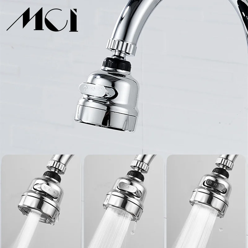 Mci Universal Faucet Aerator Moveable Flexible Tap Head Shower Diffuser 3 Modes For Kitchen Bathroom Water Filter Nozzle Bubbler