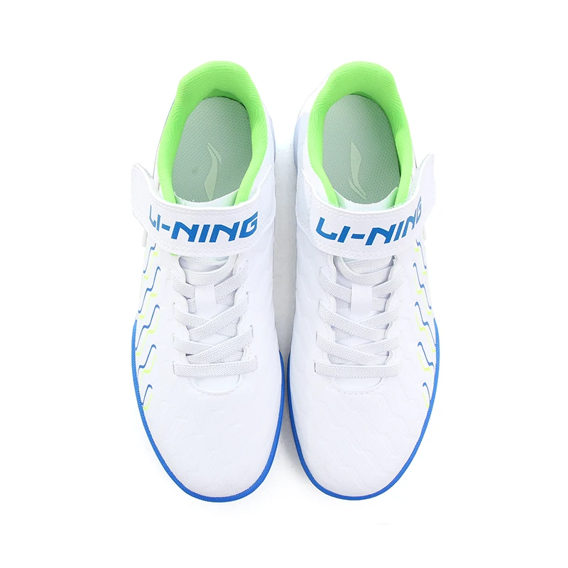 Li-Ning Kids Soccer Shoes Cushion Boys Child Sports Shoes Stable Support Wearable LiNing Comfortable Football Sneakers YKGU010